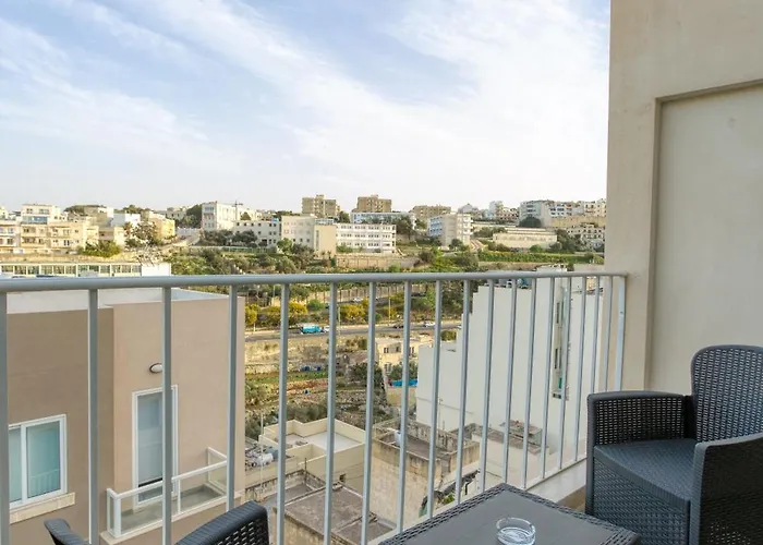 A Lovely Designer With Balcony In St' Julians By 360 Estates Apartment *