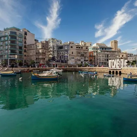 Lejlighed A Lovely Designer With Balcony In St' Julians By 360 Estates Saint Julian's