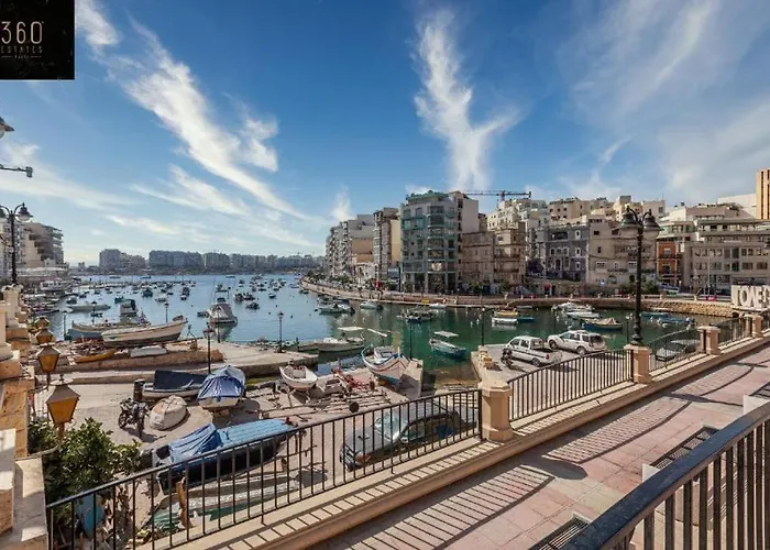 A Lovely Designer With Balcony In St' Julians By 360 Estates *