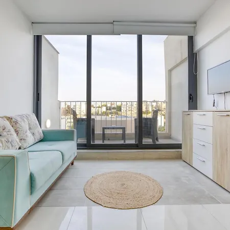 A Lovely Designer With Balcony In St' Julians By 360 Estates Apartment