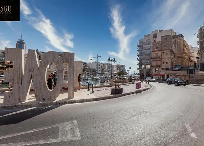 A Lovely Designer With Balcony In St' Julians By 360 Estates